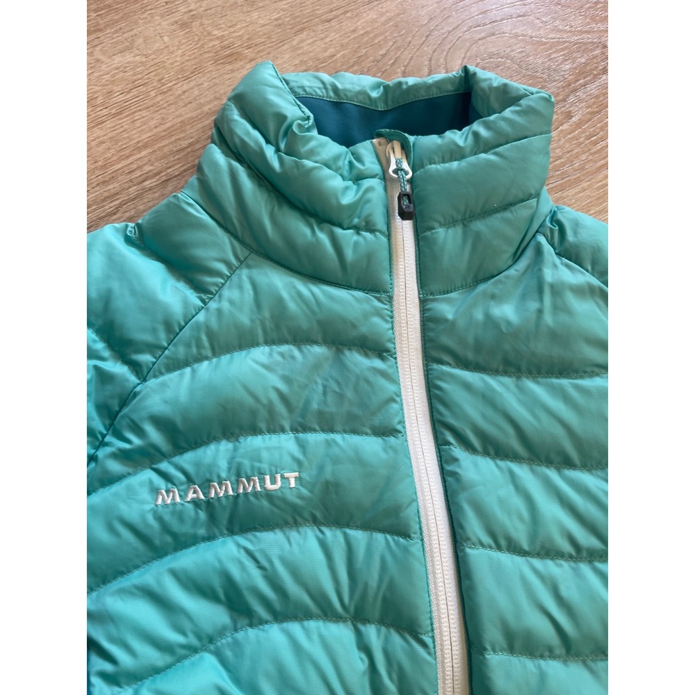 Mammut Broad Peak Light IN Jacket Womens XS Teal Blue Down Hybrid Puffer Hiking - Picture 2 of 5